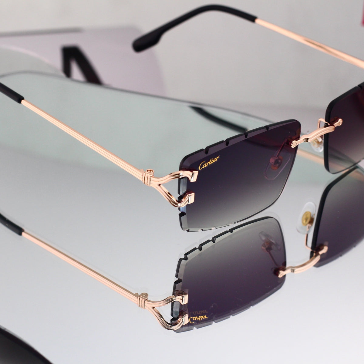 6-color diamond-cut lenses, trendy sunglasses.