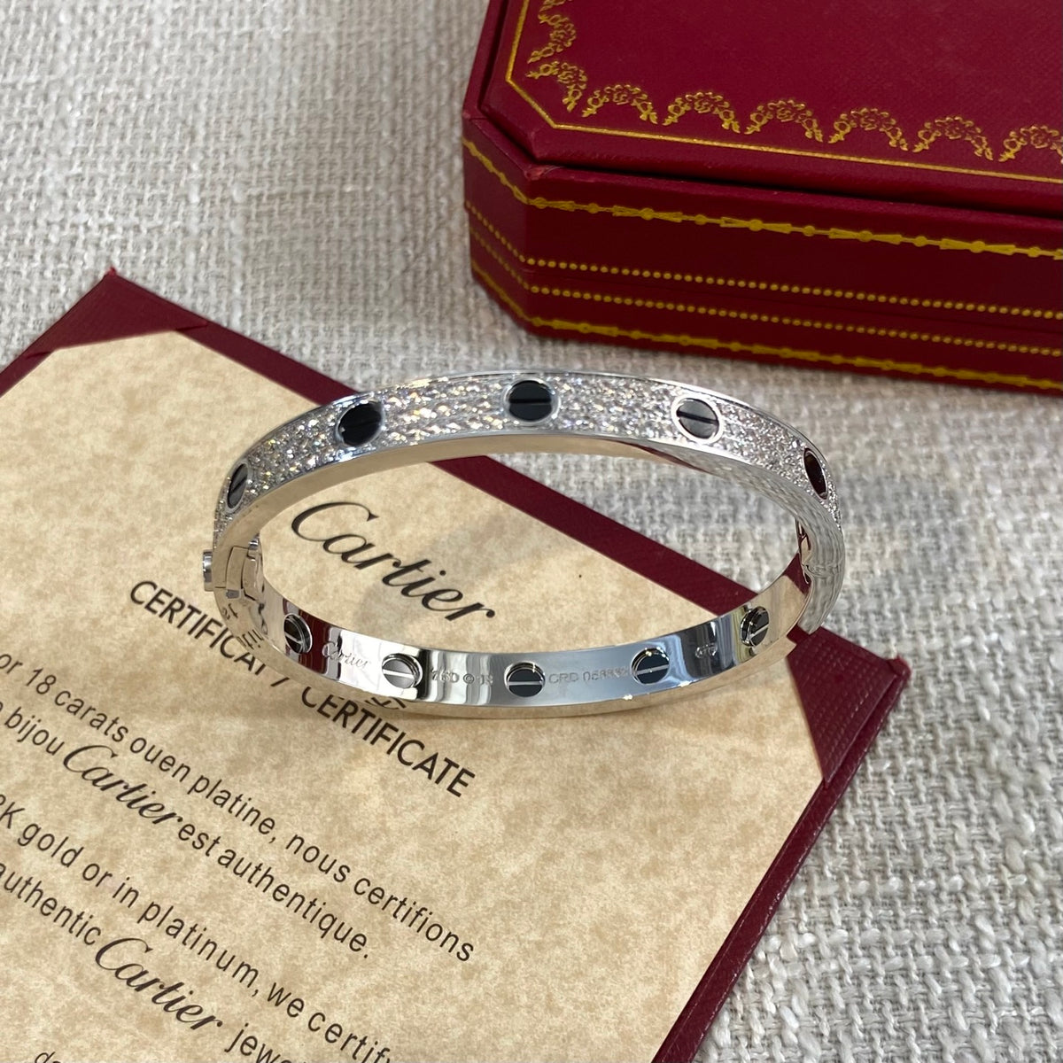Black-Studded "Baby's Breath" Bracelet