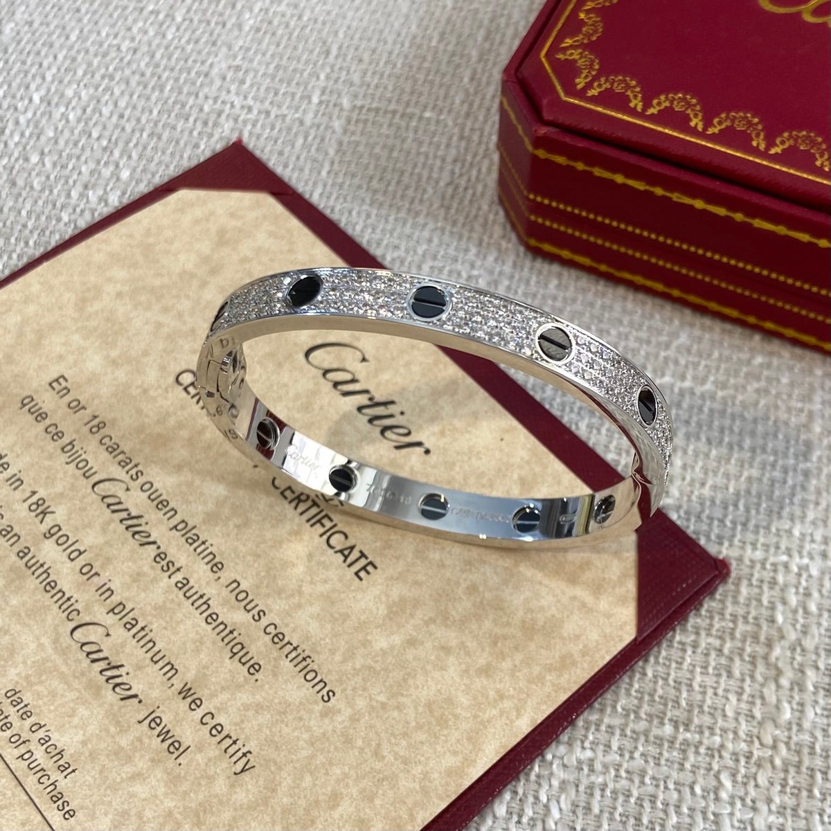Black-Studded "Baby's Breath" Bracelet