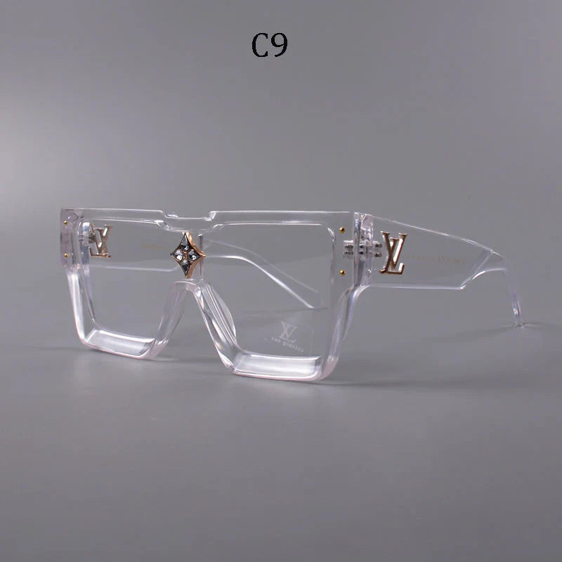 Square frame unisex sunglasses 1486