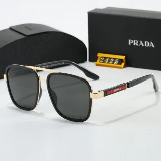 Two-tone metal sunglasses