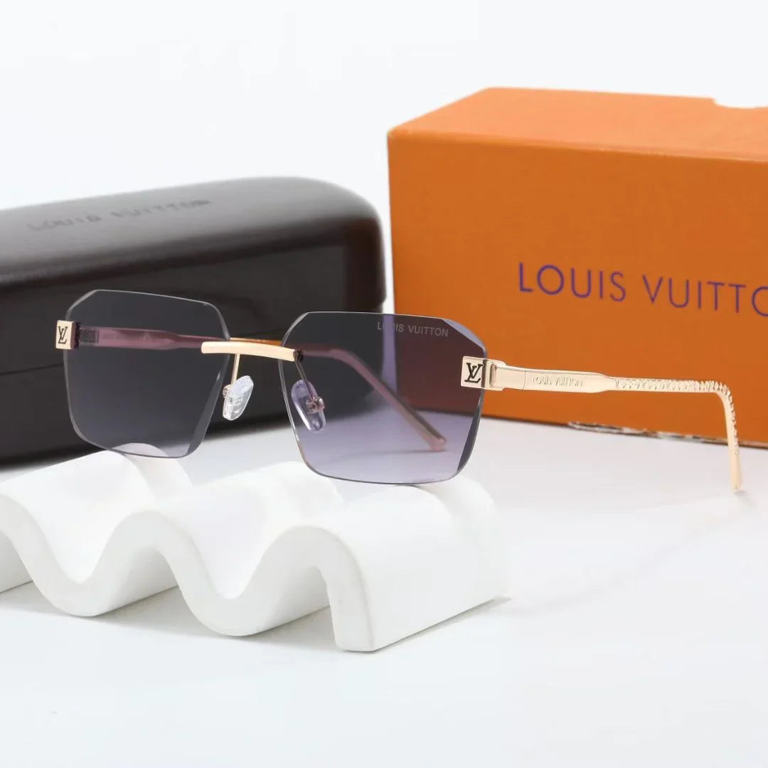 7 colors frameless new metal sunglasses