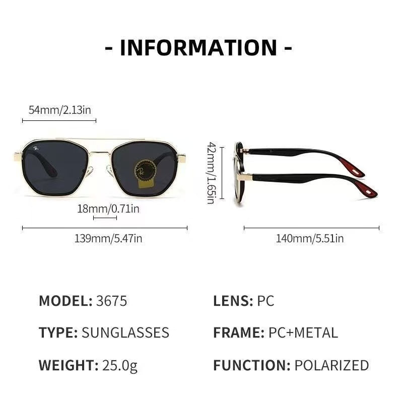 6-Color Retro Sunglasses