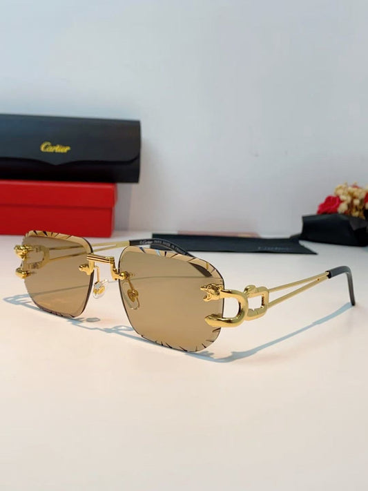 2026 New Gradient Square Rimless UV-Protection Sunglasses